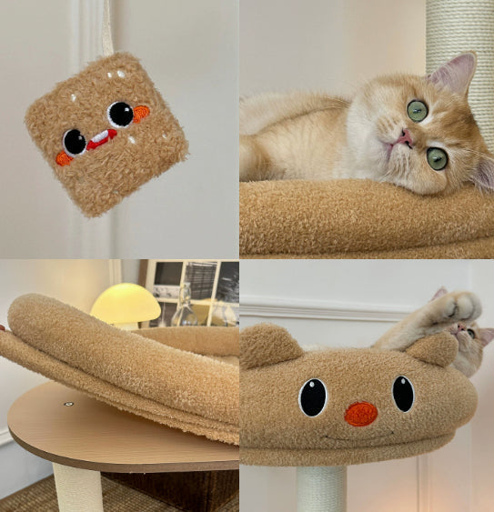 Panda Cat Climbing Frame Scratching Post