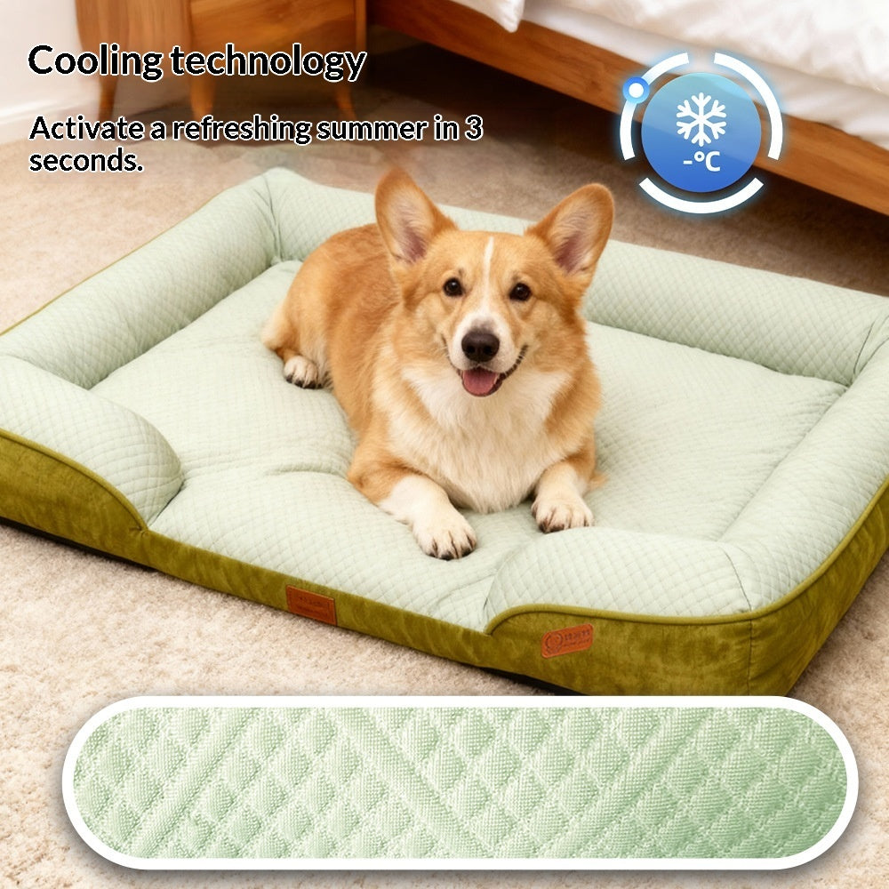 Cooling Detachable Washable Dog Cat Bed