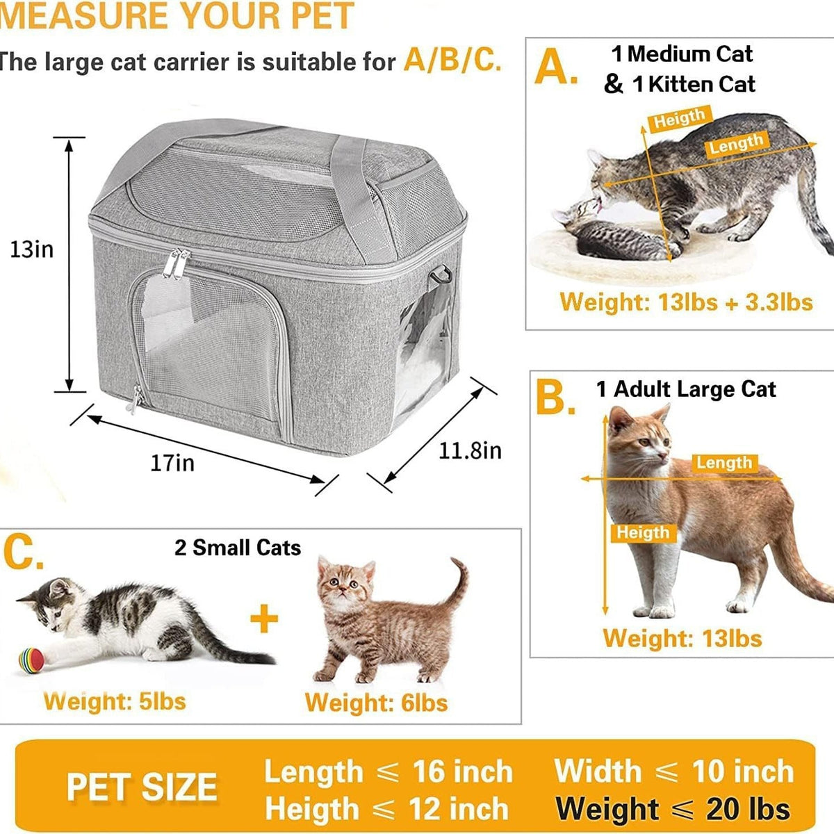 Breathable Portable Dog Cat Travel Backpack