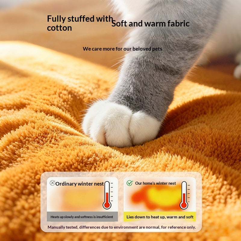 Warm Enclosed Removable Washable Cat Bed