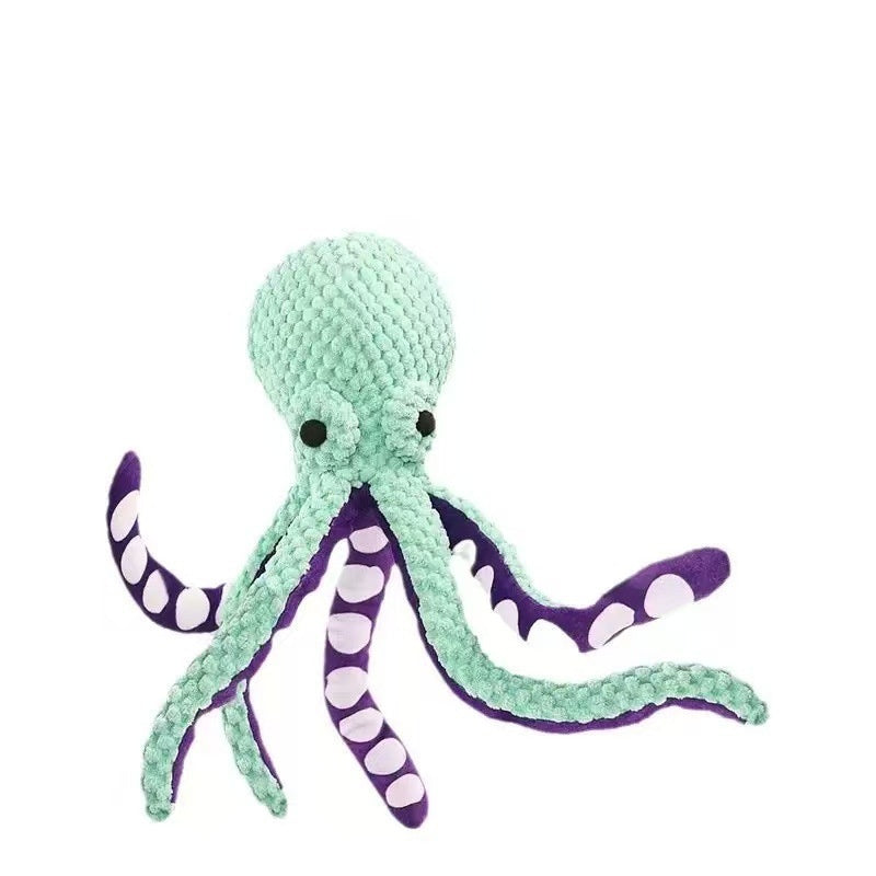 Six-Legged Squeaky Plush Pet Chew Toy