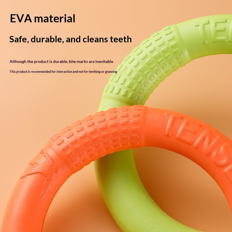 Soft Pull Ring Flying Disc Dog Toy