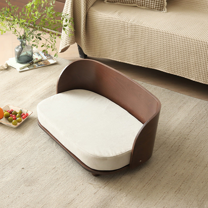 Detachable Washable Winter Small Dog Bed