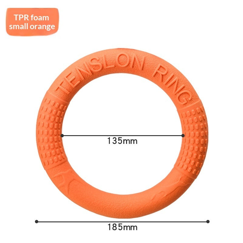 Soft Pull Ring Flying Disc Dog Toy