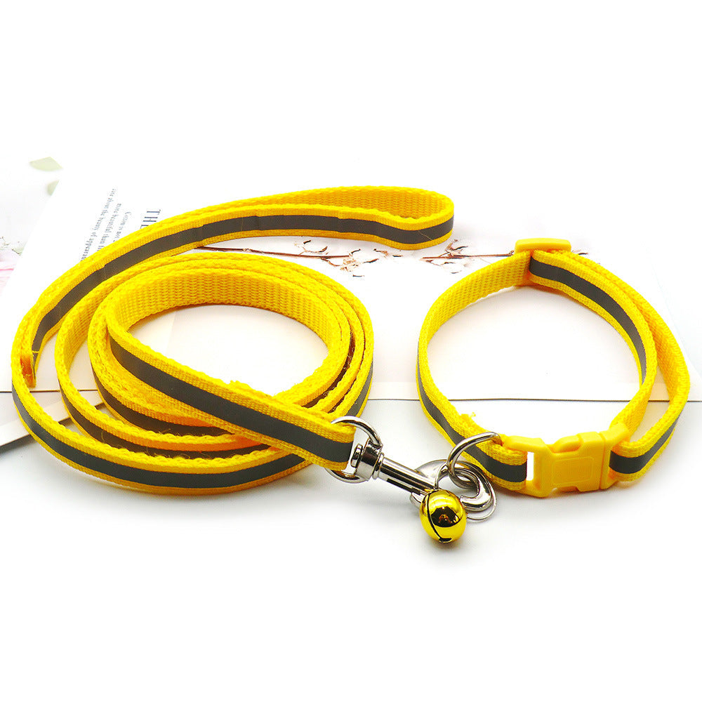 Reflective Strip Pet Cloth Dog Leash
