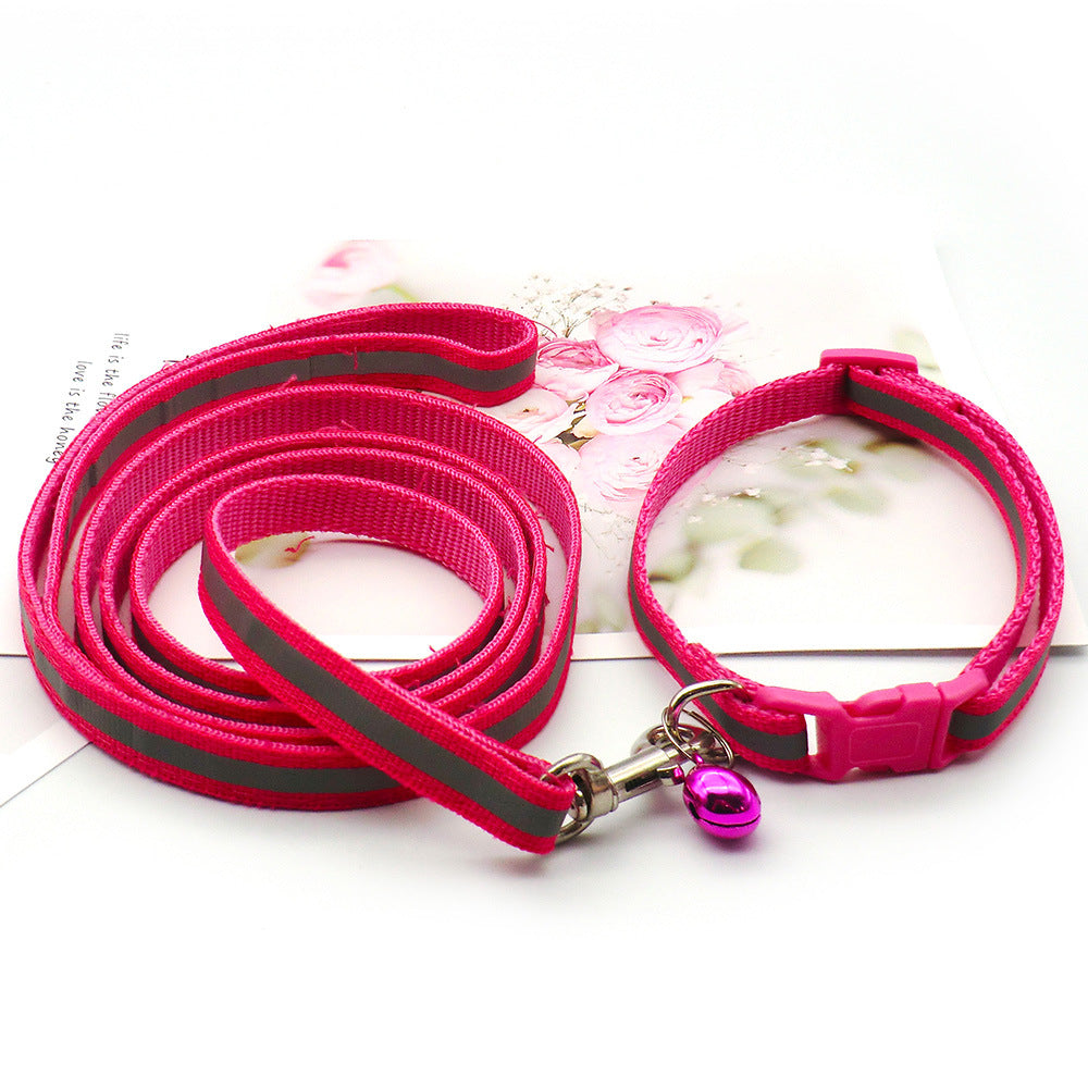 Reflective Strip Pet Cloth Dog Leash