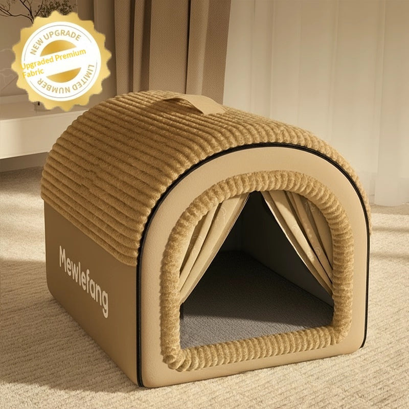 Thickened Enclosed Four-Season Universal Cat Bed