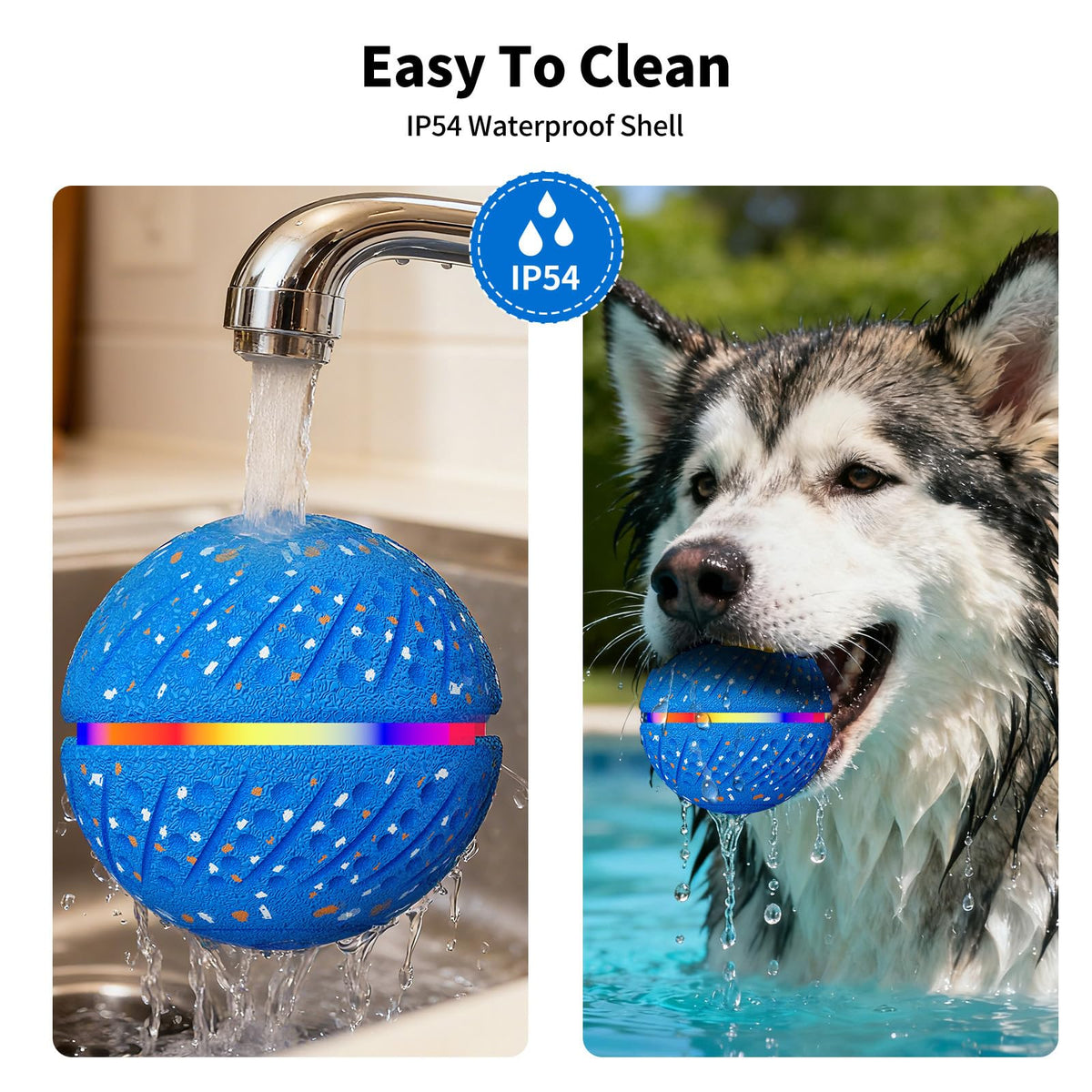 Smart Moving Bouncing Light-Up Dog Ball