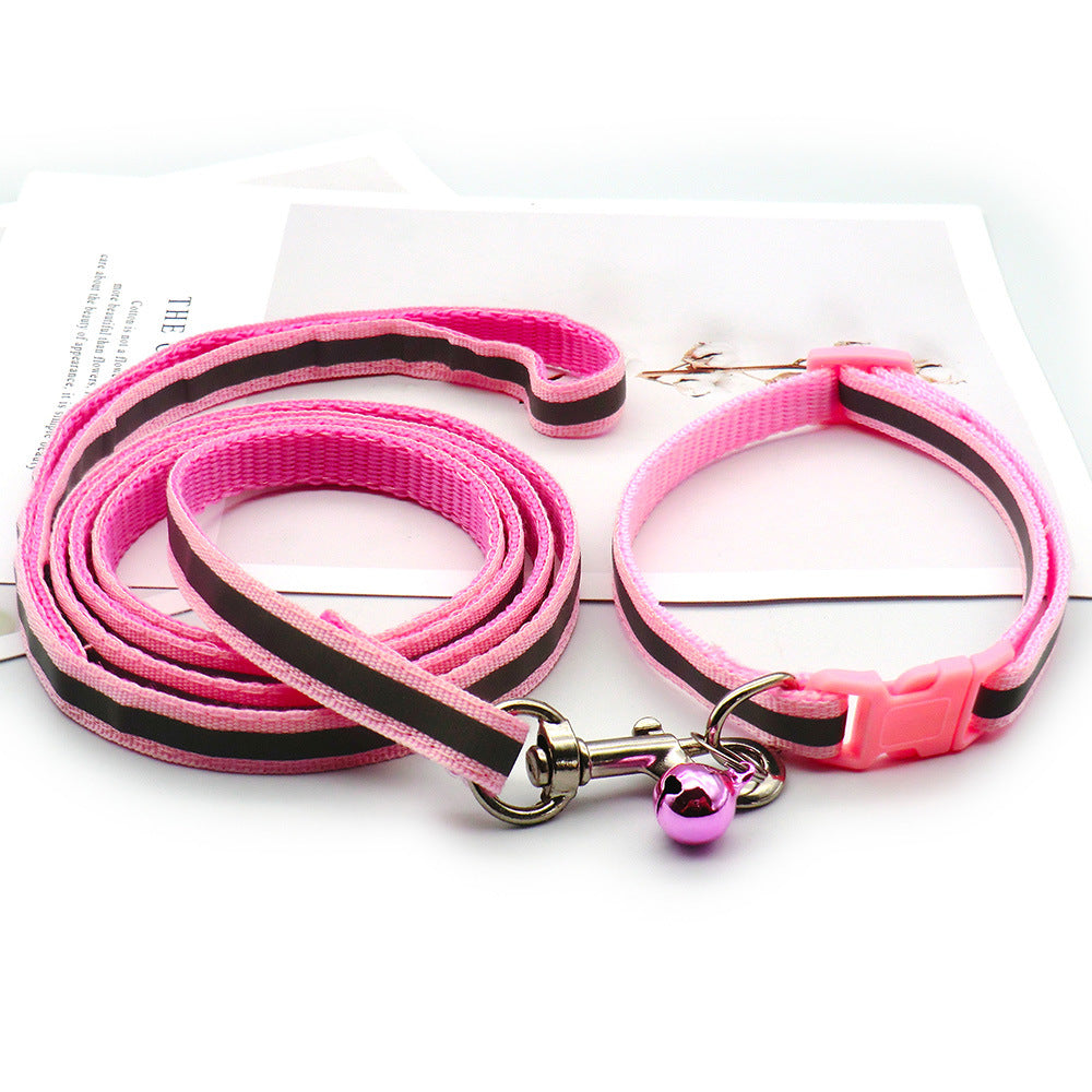 Reflective Strip Pet Cloth Dog Leash
