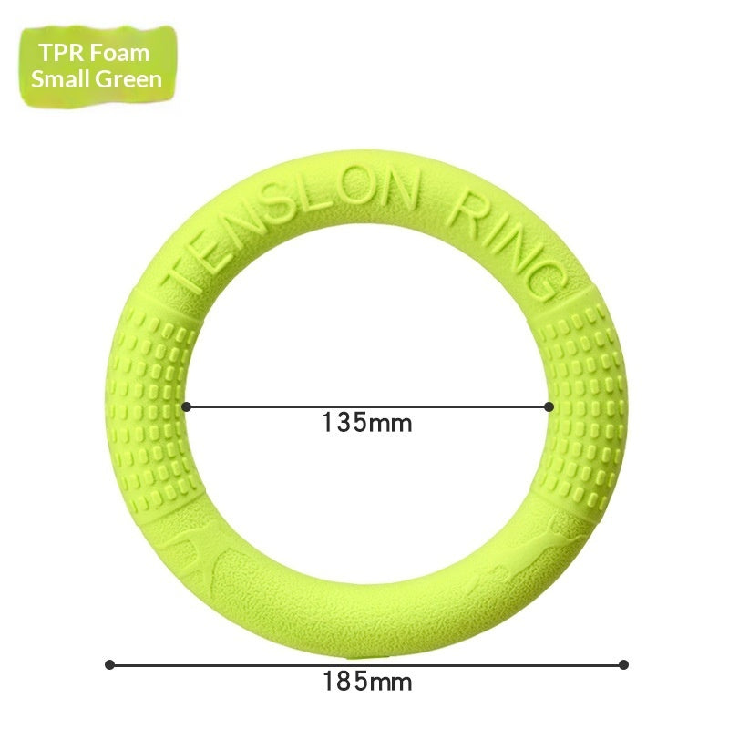 Soft Pull Ring Flying Disc Dog Toy
