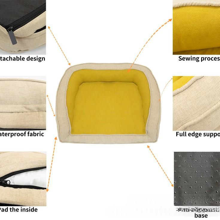 Orthopedic Spine Support Dog Cat Lounger