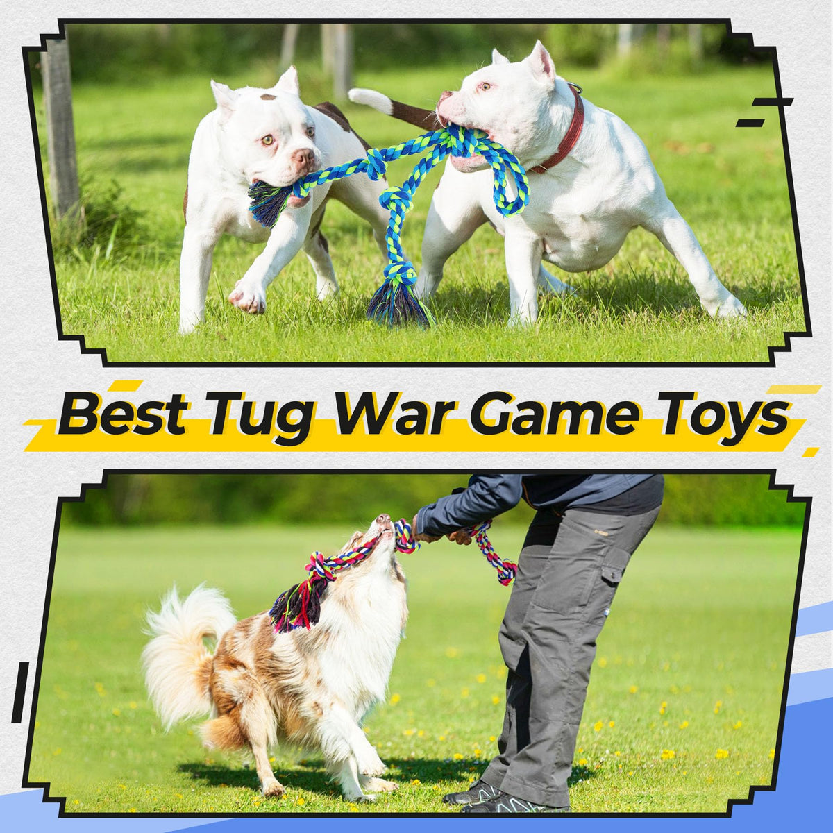Tough Rope Tug Toys For Dogs