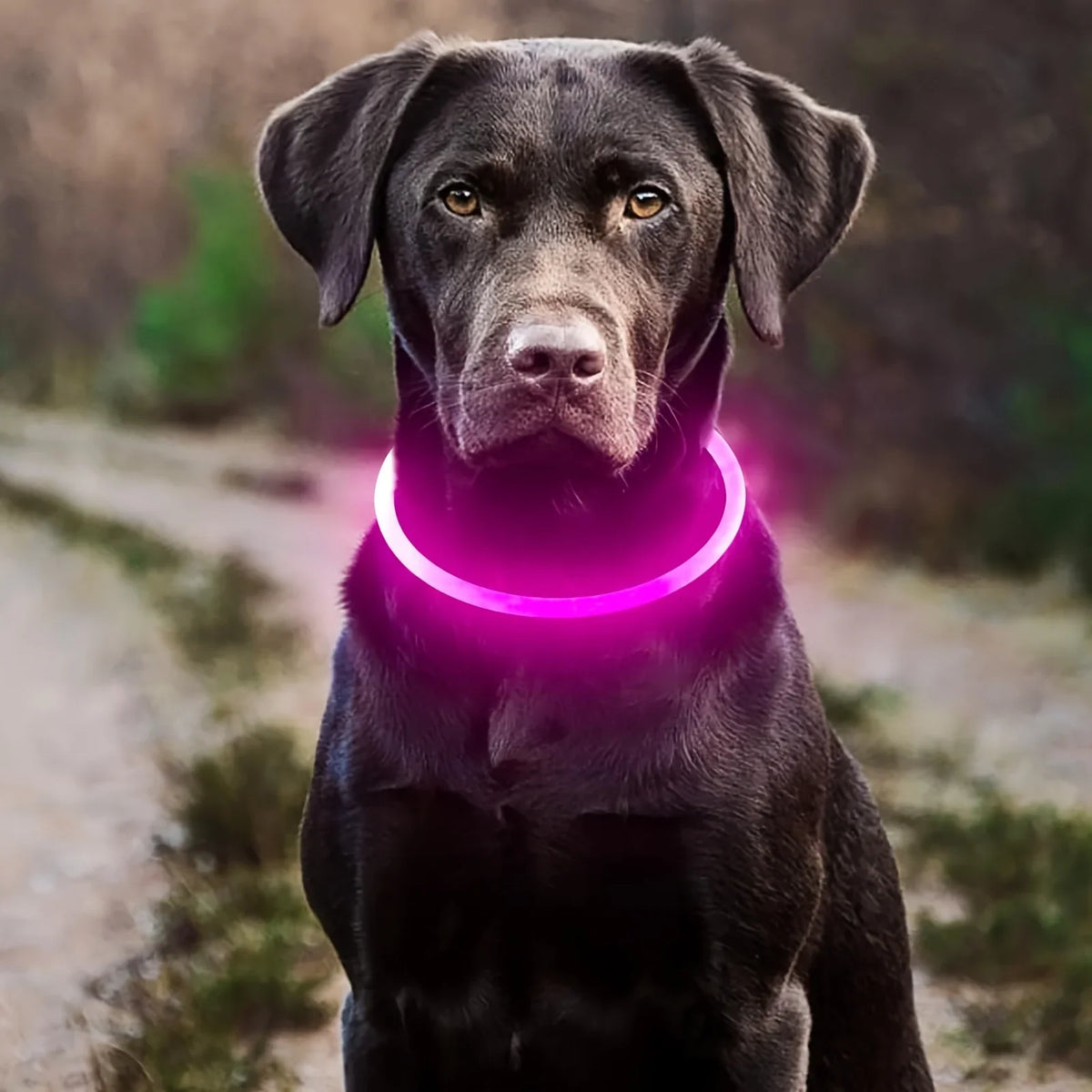 USB Rechargeable LED Luminous Dog Collar