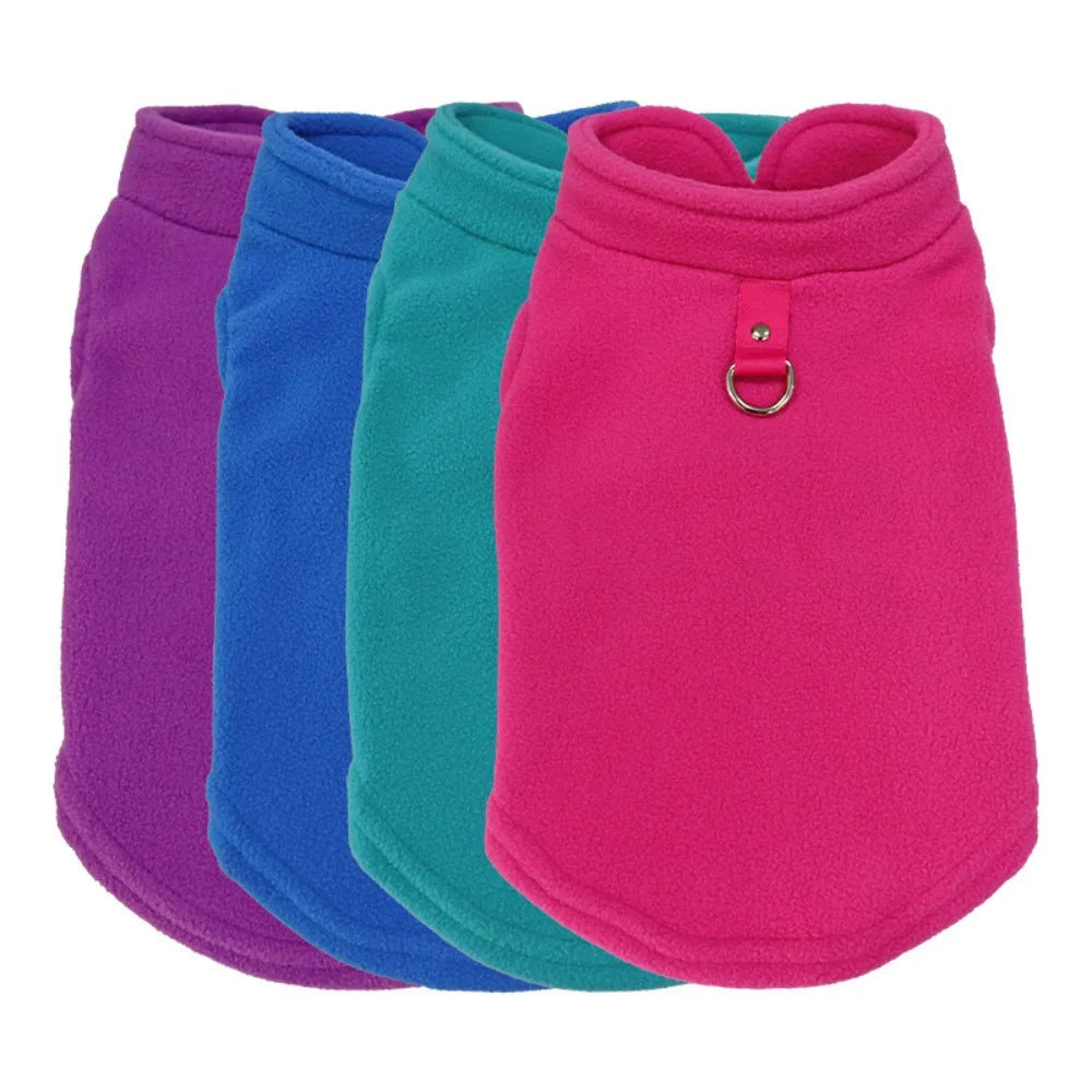 Thick Fleece Vest Dog Clothes