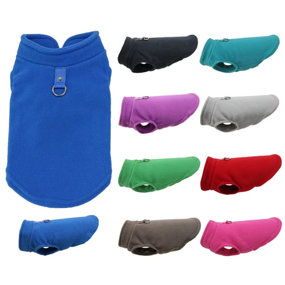 Thick Fleece Vest Dog Clothes