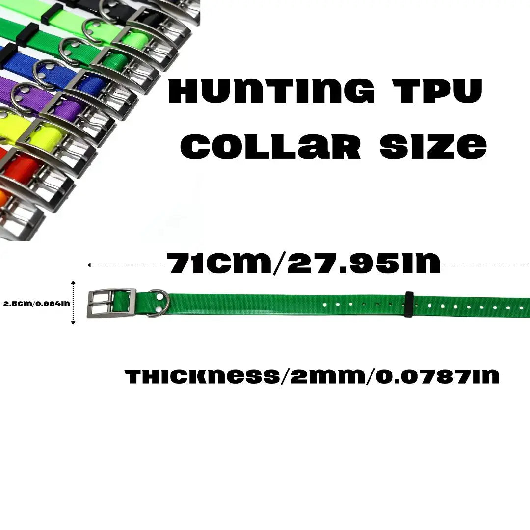 Heavy-Duty Waterproof TPU Dog Collar