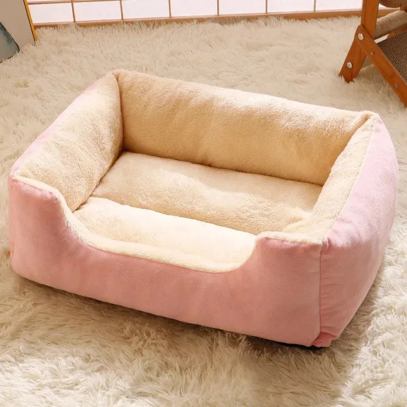 Cozy Winter Cat Pet Bed Cushion