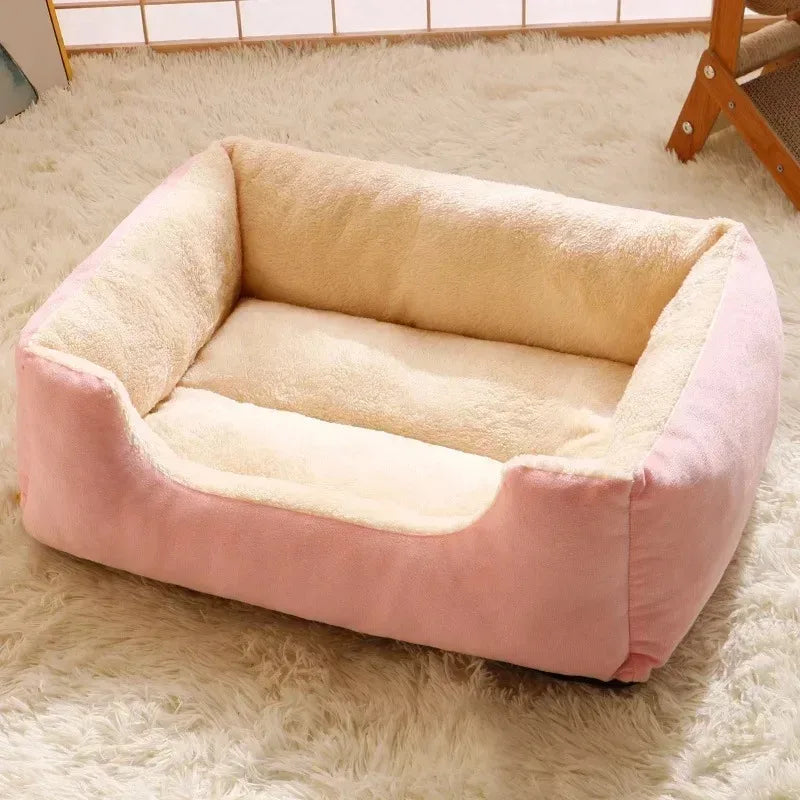 Cozy Winter Cat Pet Bed Cushion