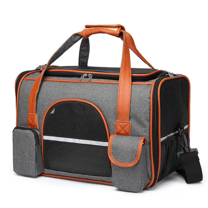 Anti-Collapse Pet Travel Carrier Bag