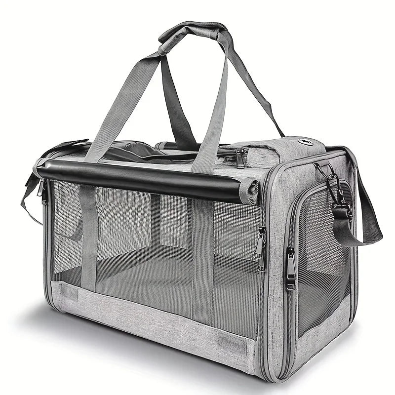 Soft-Sided Large Cat Travel Carrier Bag