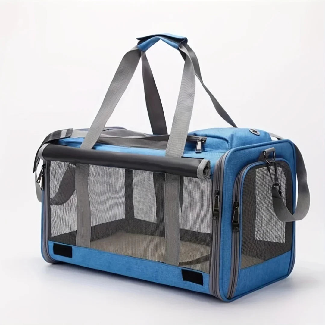 Soft-Sided Large Cat Travel Carrier Bag