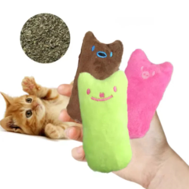 Catnip Plush Teeth Grinding Cat Toy
