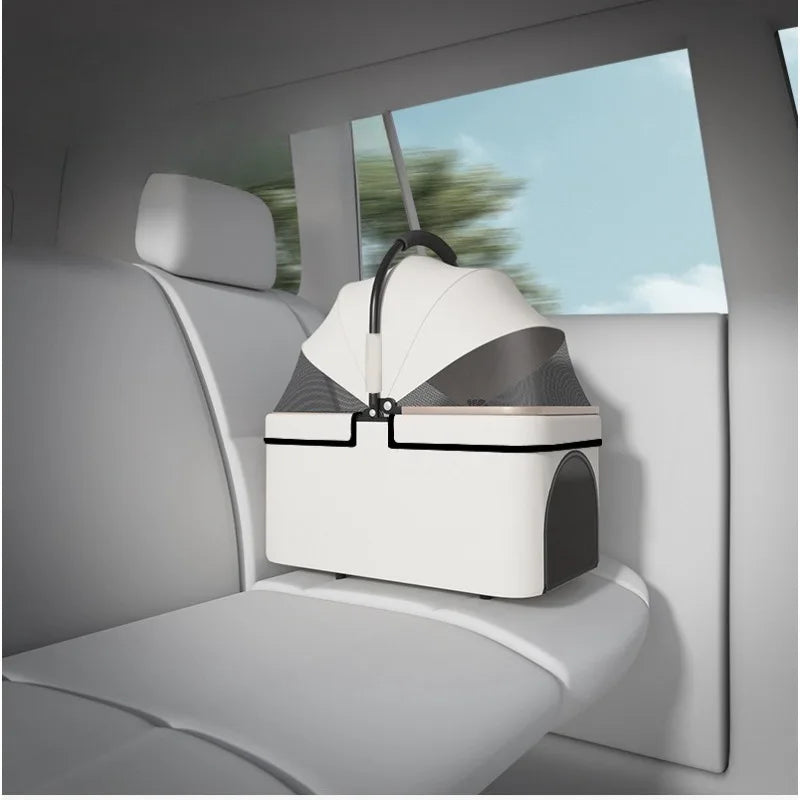 Foldable 2-in-1 Pet Travel Carrier Stroller