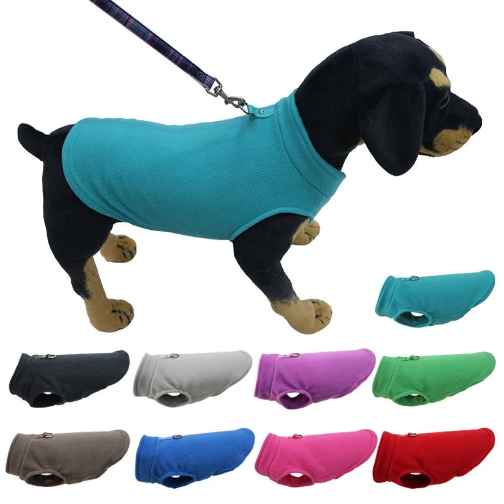 Thick Fleece Vest Dog Clothes