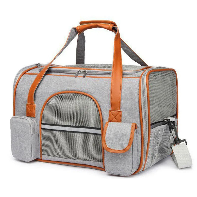 Anti-Collapse Pet Travel Carrier Bag