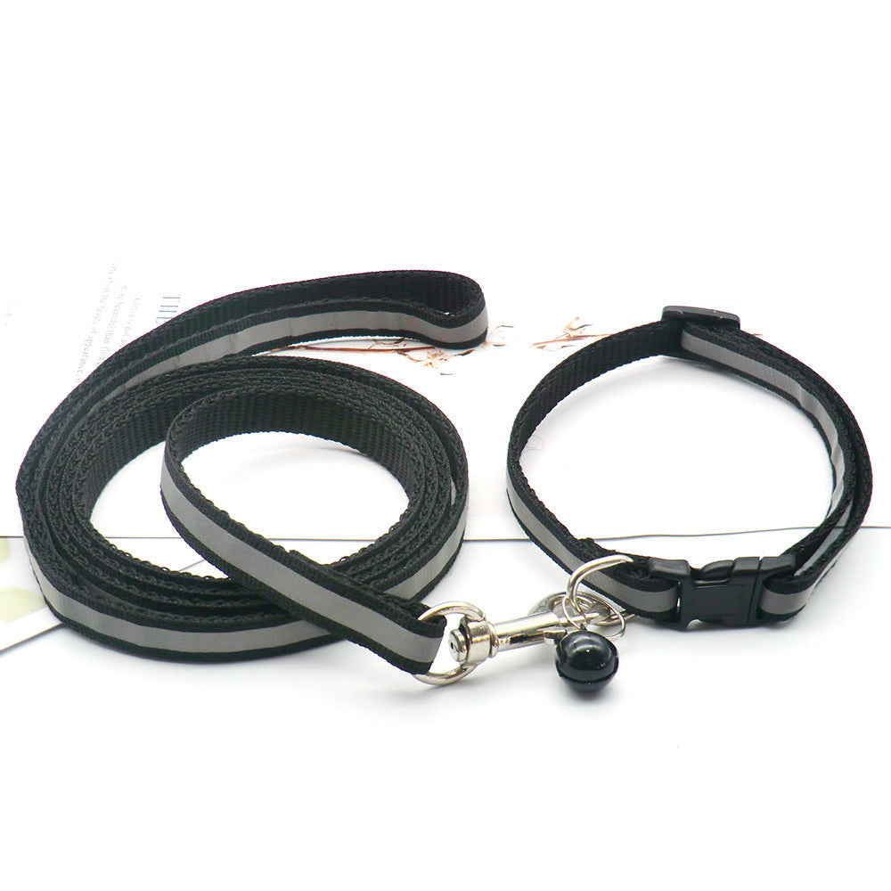 Reflective Strip Pet Cloth Dog Leash