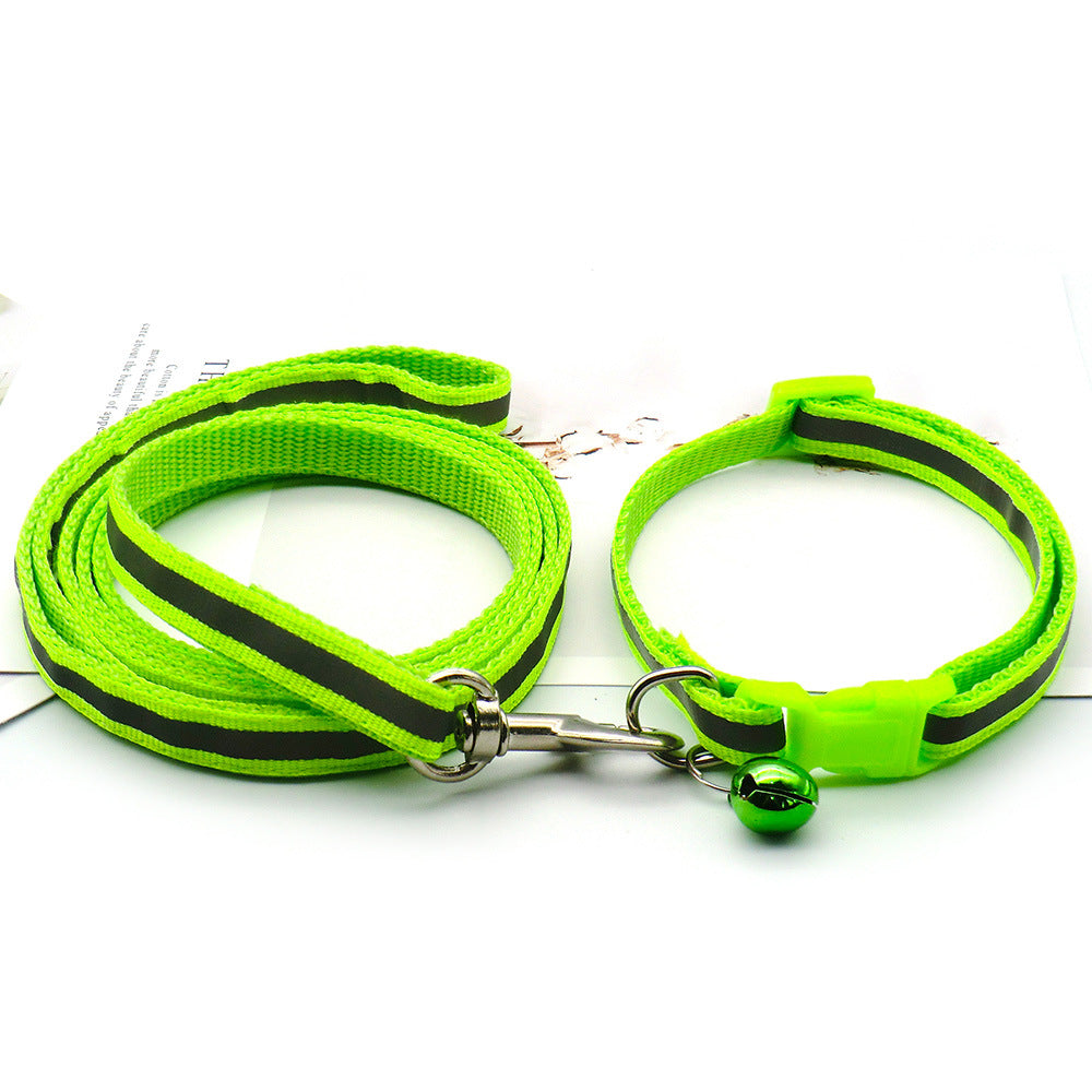 Reflective Strip Pet Cloth Dog Leash