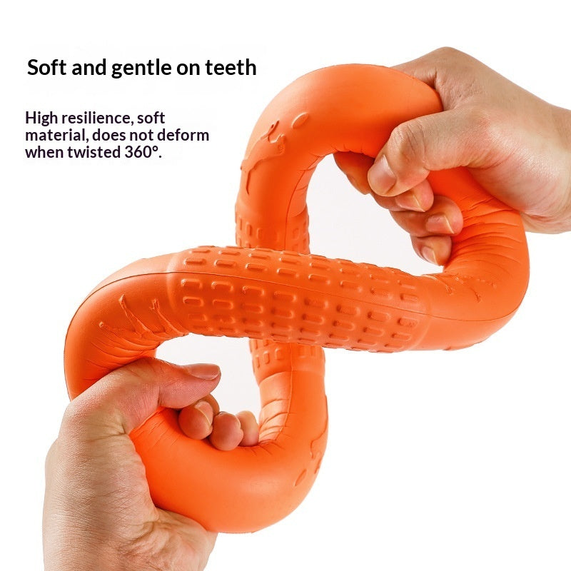 Soft Pull Ring Flying Disc Dog Toy