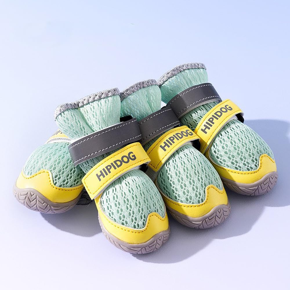 Reflective Anti-Slip Dog Shoes Four-Pack