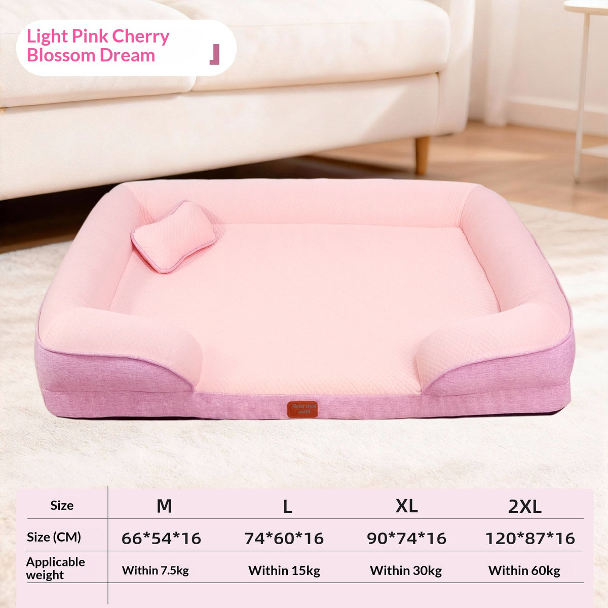 Cooling Detachable Washable Dog Cat Bed