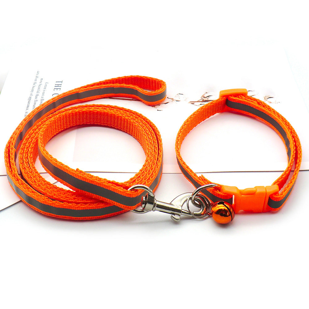 Reflective Strip Pet Cloth Dog Leash