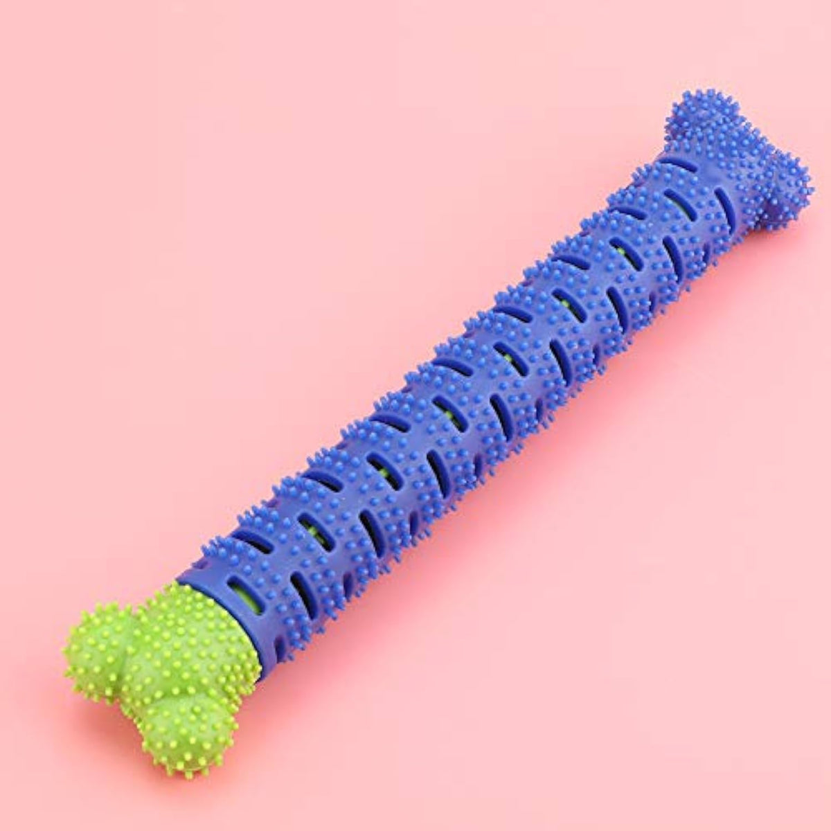 Blue Green Dog Molar Cleaning Toothbrush