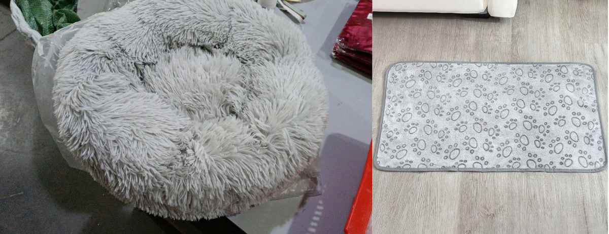 Round Plush Small Dog Cat Bed