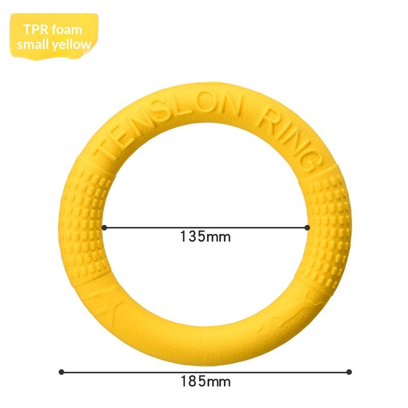 Soft Pull Ring Flying Disc Dog Toy
