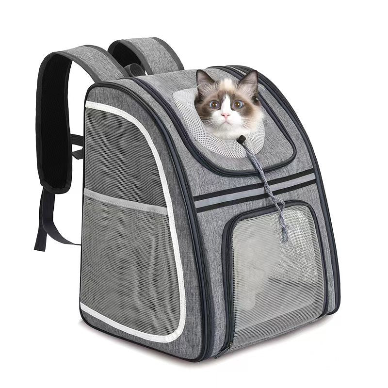 Large Ventilated Pet Travel Backpack Carrier