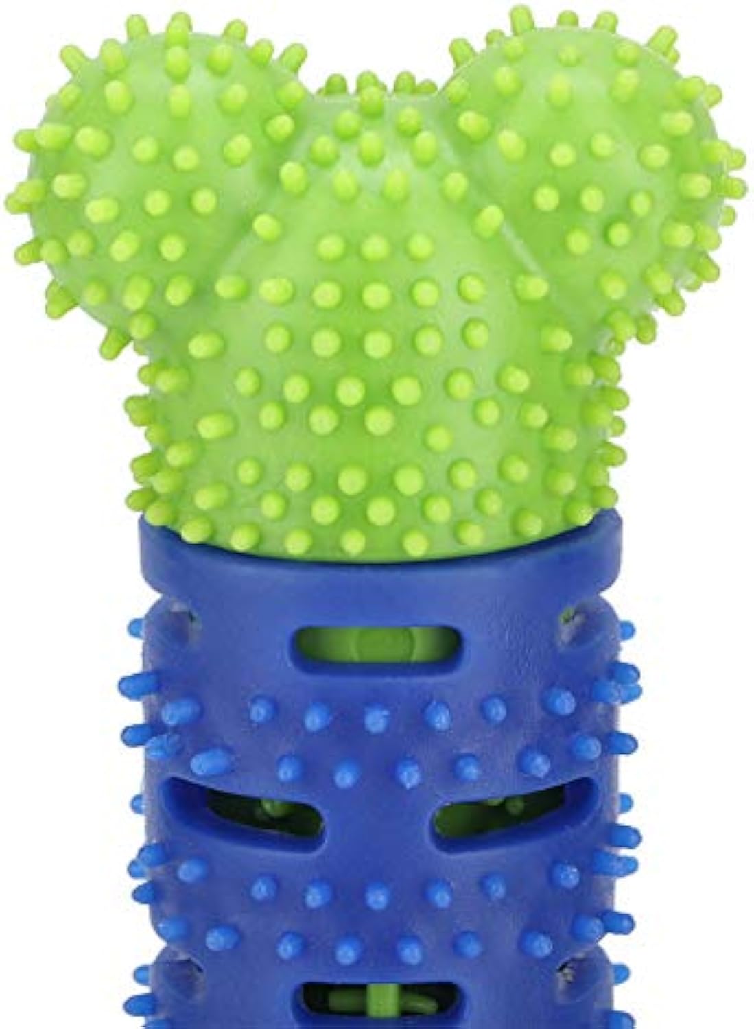 Blue Green Dog Molar Cleaning Toothbrush