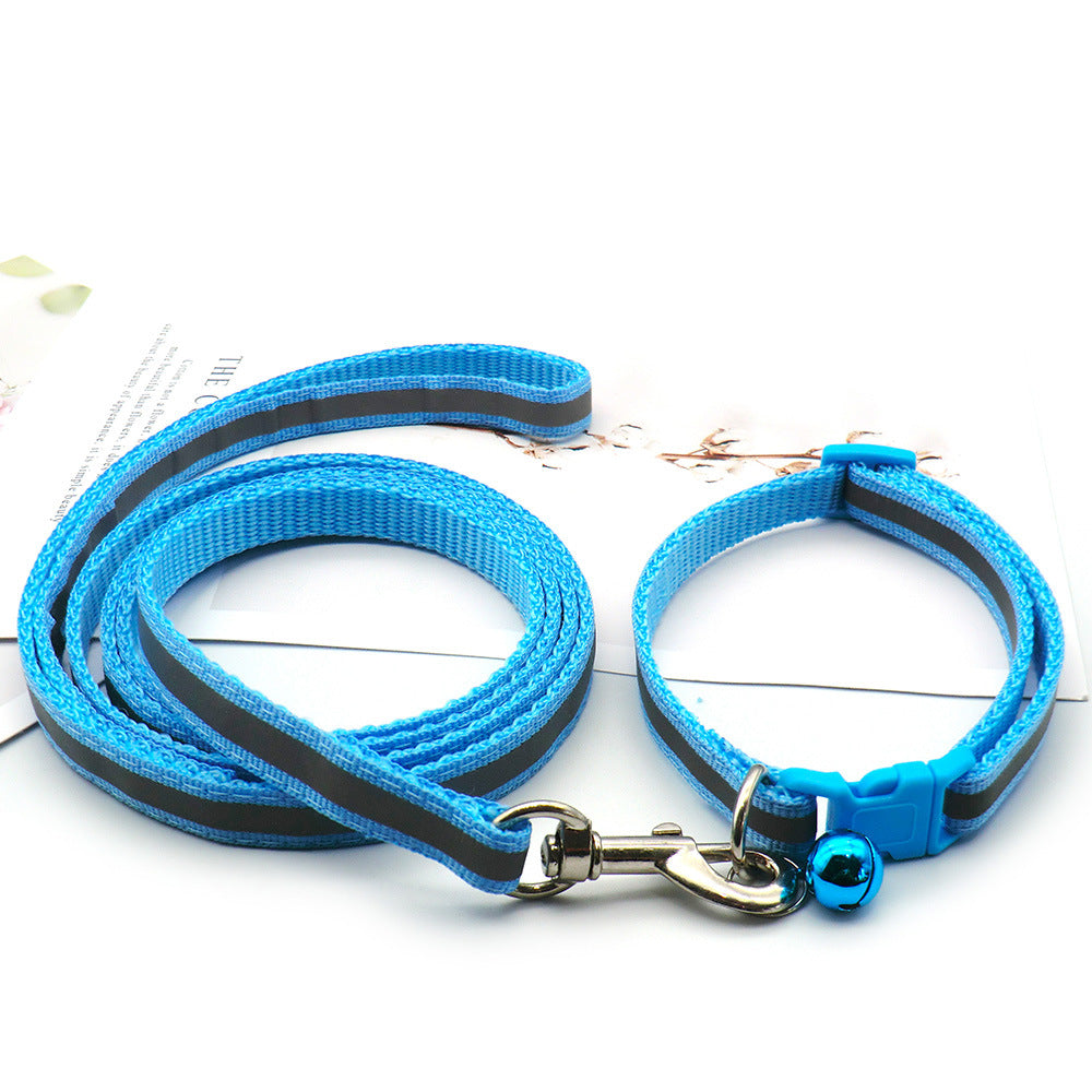 Reflective Strip Pet Cloth Dog Leash