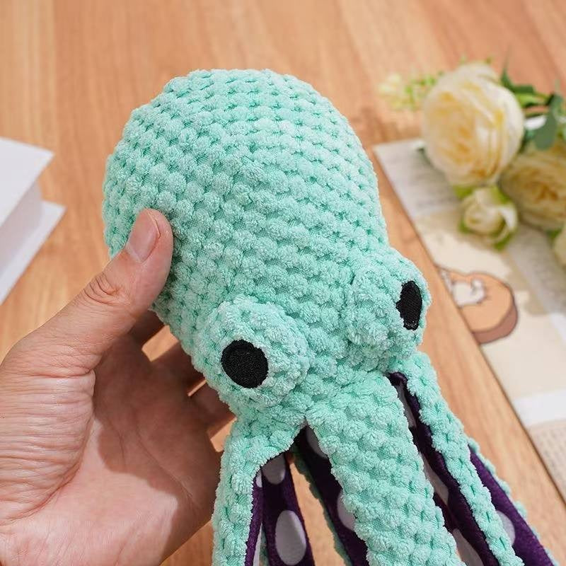 Six-Legged Squeaky Plush Pet Chew Toy