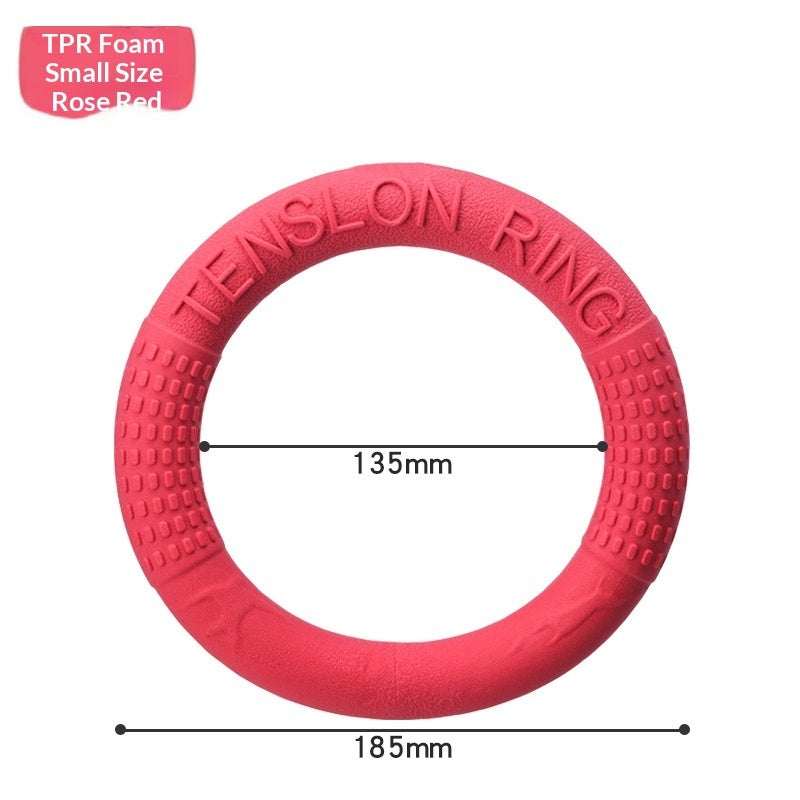Soft Pull Ring Flying Disc Dog Toy
